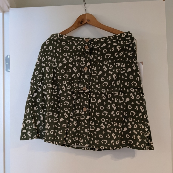 Jackson Rowe A-Line Skirt - CACTUS LEOPARD - BNWT - Picture 5 of 7